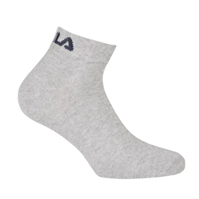 Zdjęcie produktu dla Fila - Skarpety za kostkę 3-Pack - Szare skarpety za kostkę