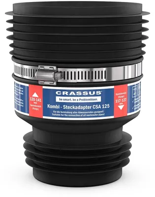 Produktbild von Crassus Steckadapter druckd 0,5 b 120/141 - 117/125 mm Spannw., CRA11021