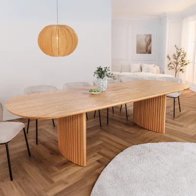 Produktbild von riess-ambiente Ausziehbarer Esstisch VALHALLA WOOD 220-280cm natur Eichenholz