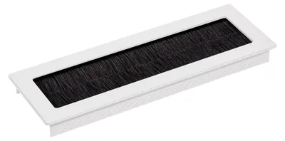 Produktbild von SOTECH Kabeldurchlass TONDO 200 x 70 x 17,3 mm weiß RAL 9003 – Kabeldurchführung Schreibtisch
