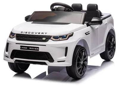 Immagine prodotto di 12V 4.5A.h LAND ROVER Discovery Sport auto elettrica per bambini, con telecomando 2.4G, fari LED, MP3, clacson e musica, bianco