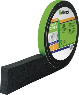 Immagine prodotto di illbruck TP610 illmod eco Nastro sigillante per giunti in PU, autoadesivo su un lato 20/7-16 antracite Rotolo = 3,30 m