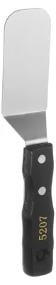 Malmesser flach, Edelstahl, Klinge 115 x 45 mm, Gesamtlänge 235 mm, Holzgriff