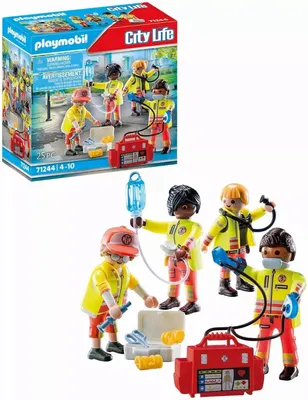 Image de PLAYMOBIL Equipe De Secouristes