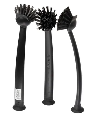 Produktbild von IKEA Rinnig Spülbürste, Dunkelgrau, 3 Stück Set