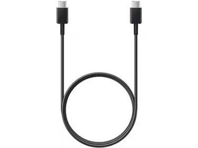 Obrázok produktu pre EP-DW767JBE Samsung Type C/Type C Datový Kabel 3A 1.8m čierny (OOB Bulk)