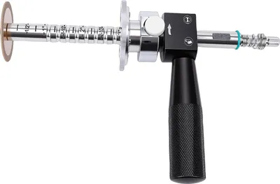 Obrázek produktu pro Vnitřní řezačka trubek z PVC a ABS, sada pro vrtačku s rukojetí, řezací kotouč, 1/4" stopka, 6–105 mm, nastavitelný řez, černá