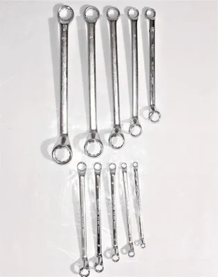 Produktbild von SALTUS Doppel-Ringschlüssel Satz 10-tlg 6-28 mm CV Schraubenschlüssel Set 450