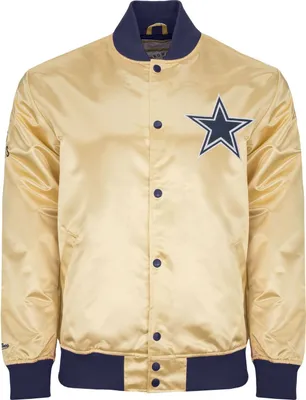 Produktbild von M&N Lightweight Satin Jacke - Dallas Cowboys gold - M