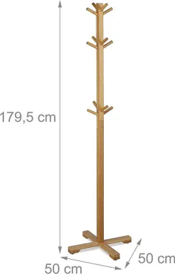 Zdjęcie produktu dla Solidny wieszak na ubrania 180 x 50 x 50 cm – zajmujący mało miejsca