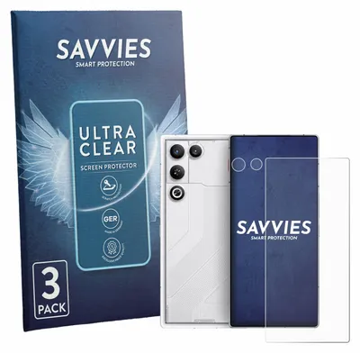 Produktbild von 6x Für ZTE Nubia Red Magic 11 Air (Display+Kamera) Schutzfolie Savvies Displayschutz Display Schutz Folie Klar Transparent
