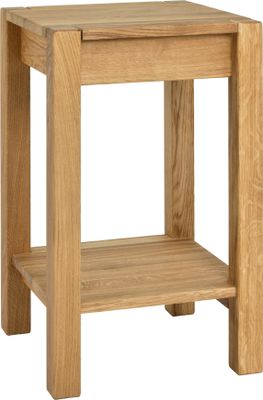 HAKU Möbel Beistelltisch eiche geölt - Maße: B 35 cm x H 60 cm x T 35 cm; 30316