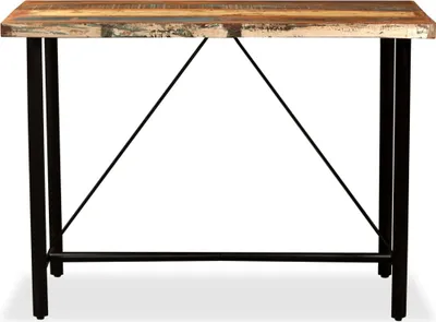 Obrázek produktu pro barový stůl vidaXL Staré dřevo masiv 120x60x107 cm