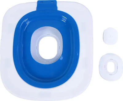 Produktbild von Katzentoiletten-Trainingsset, wiederverwendbares Trainer-Urinal, abnehmbares Haustiersystem für Zuhause, Geschäft, Blau