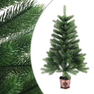 Immagine prodotto di Albero di Natale Preilluminato con Palline Verde 65 cm