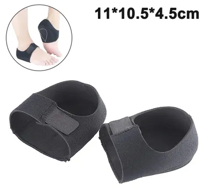 Produktbild von Paar Fersenpolster, Fersenkissen, Fersenschutz bei Plantarfasziitis, verstellbare, atmungsaktive Fersenstütze für rissige Fersen