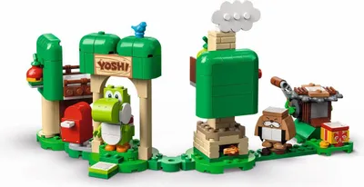 Productafbeelding van LEGO 71406 Super Mario - Yoshis Cadeauhuis – Uitbreidingsset, bouwbaar speelgoed, Yoshi figuur, te combineren met de Mario, Luigi of Peach startset