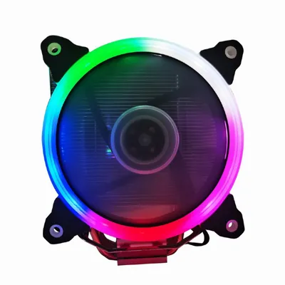 Obrázek produktu pro gembird CPU-Lüfter, 12 cm, 150 W, mehrfarbige LED, 4-polig