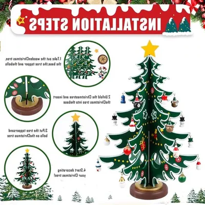 Adventskalender 2024 mit Holz-Weihnachtsbaum und, Hauptbild
