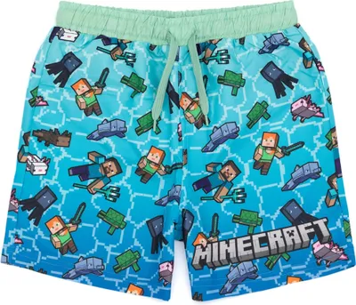 Produktbild von Minecraft - Badeshorts für Jungen NS8504 (122) (Blau)
