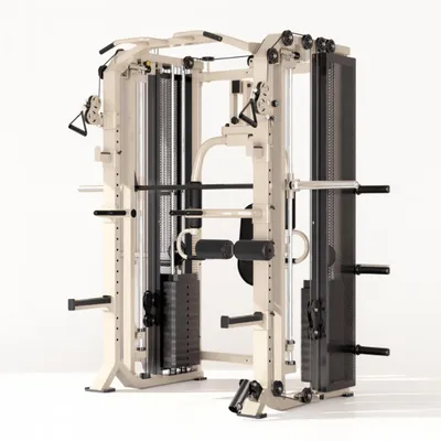 Image de PH Fitness FUSION X Pro station de musculation multifonctionnelle - Power Rack avec Smith Machine, Dual Cable Trainer, Pec Deck & station de tractions pour studio & maison