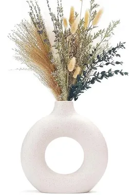 Image de Pots de fleurs en verre, pots de fleurs rainurés, pots de fleurs pour tulipes, pots transparents rainurés pour le salon, la salle à manger, la chambre, les étagères, les mariages, le bureau, les buffets, les anniversaires, 19 cm