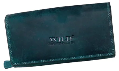 Produktbild von Echt Leder Geldbörse Damen Geldbeutel Luxus Büffelleder Portemonnaie Brieftasche
