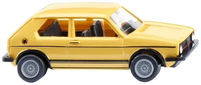 Image de Wiking 004505 Volkswagen Golf I GTI - jaune citron, échelle HO 1:87, ce n'est pas un jouet !!