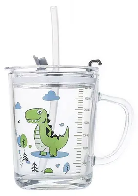 Obrázok produktu pre 400 ml pohár na nápoje s brčkom a viečkom