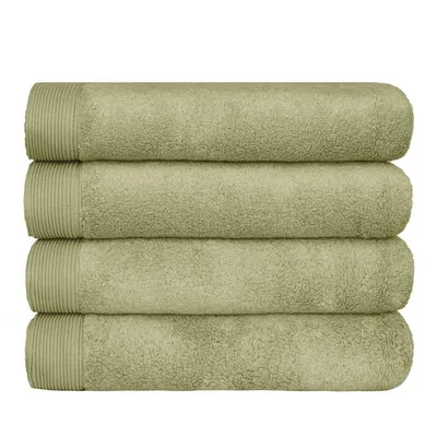 Obrázek produktu pro SCANquilt osuška MODAL SOFT sv. olivová 75% bavlna 25% modal 70 x 140 cm