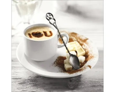 Produktbild von Glasbild Coffee Time II 50x50 cm
