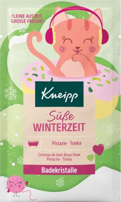 Zdjęcie produktu dla Kneipp Kryształki do kąpieli Słodka zima z olejkiem pistacjowym Opakowanie 60g