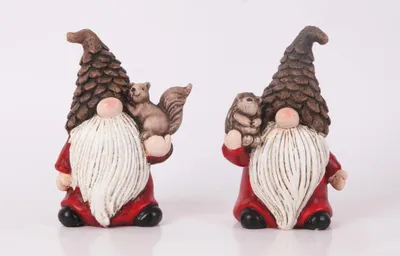 Produktbild von Dekofigur Zwerg Polyresin 24 cm bunt 2-fach sortiert