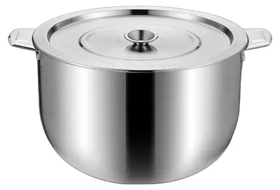 Produktbild von Ölbehälter aus Edelstahl mit Deckel und Sieb, robuster Küchenfettbehälter zum Aufbewahren und Filtern von Bratfett, rostfrei, spülmaschinenfest, unverzichtbares Küchenutensil für den Haushalt.