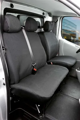 Produktbild von Walser Sitzbezüge für Opel Vivaro, Renault Trafic und Nissan Primastar Einzelsitz, und Doppelbank vorne ab BJ 06/2001 - 07/2014, 10497