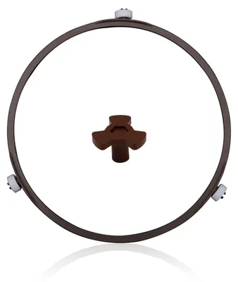 Magnetron-Drehtellerring 17,8 cm mit Drehkern für 24,5–27 cm Platten