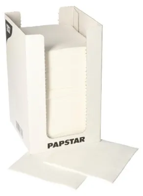 Produktbild von Papstar 87361, Weiß, Seidenpapier, Einfarbig, 33 g/m², 200 mm, 200 mm