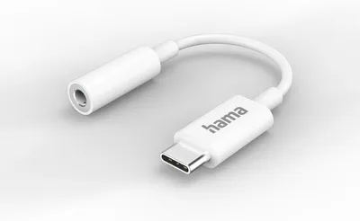 Produktbild von Hama 00201524, USB C, Männlich, 3.5mm, Weiblich, Weiß