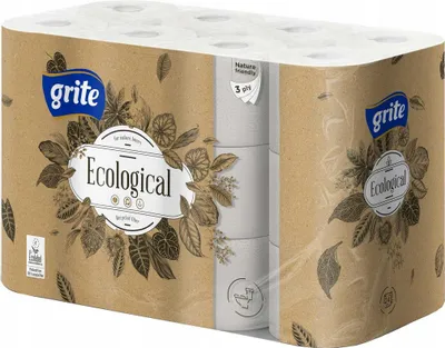 Zdjęcie produktu dla Grite Ekologiczny papier toaletowy 24 rolki