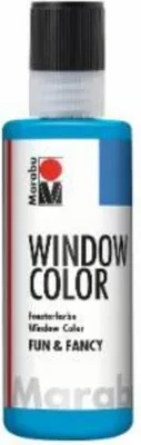 Produktbild von Window Color fun&fancy - Azurblau 095 80 ml. Packung mit 6 Stück