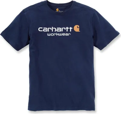 Produktbild von Carhartt core logo t-shirt s/s 101214, Farbe:navy, Größe:XS