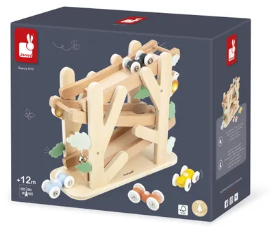 Produktbild von Janod Holz-Ameisenrennen Sweet Cocoon - pädagogisches Kleinkindspielzeug