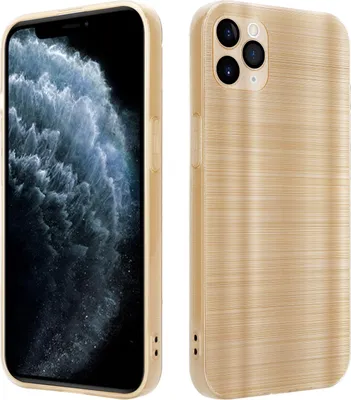 Produktbild von Cadorabo Hülle für Apple iPhone 11 PRO MAX Schutz Hülle in Gold Handyhülle TPU Silikon Etui Case