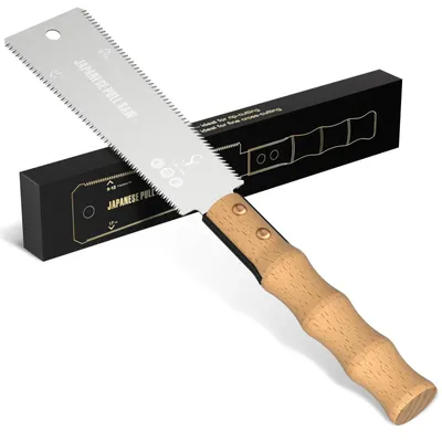 Produktbild von Japanische Handsäge Japansäge Handsäge - 150 mm - SK5 Kohlenstoffstahl - Doppelseitig - 9-12/17 TPI