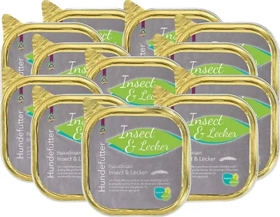 Produktbild von Hypoallergen Insect Lecker 12 x 200g - fettarm - gut verträglich - Nassfutter