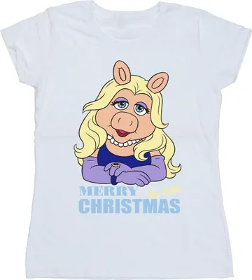 Produktbild von Disney - "Muppets Queen of Holidays" T-Shirt für Damen BI35189 (L) (Weiß)