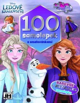 Produktbild von Ledové království - 100 samolepek s omalovánkami
