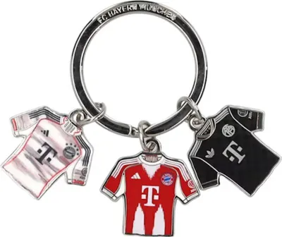 Produktbild von FC Bayern München Schlüsselanhänger Trikots 2025-26