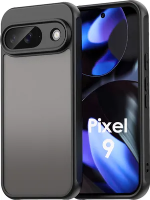 Produktbild von Handyhülle für Google Pixel 9 Matt Stoßfest Schutzhülle Back cover in Schwarz