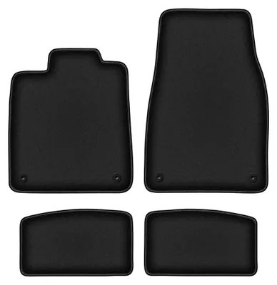 Immagine prodotto di Tappetini in moquette per Porsche Taycan 2020- (berlina) – set 4 pezzi, neri, su misura – Wielganizator DURBAN